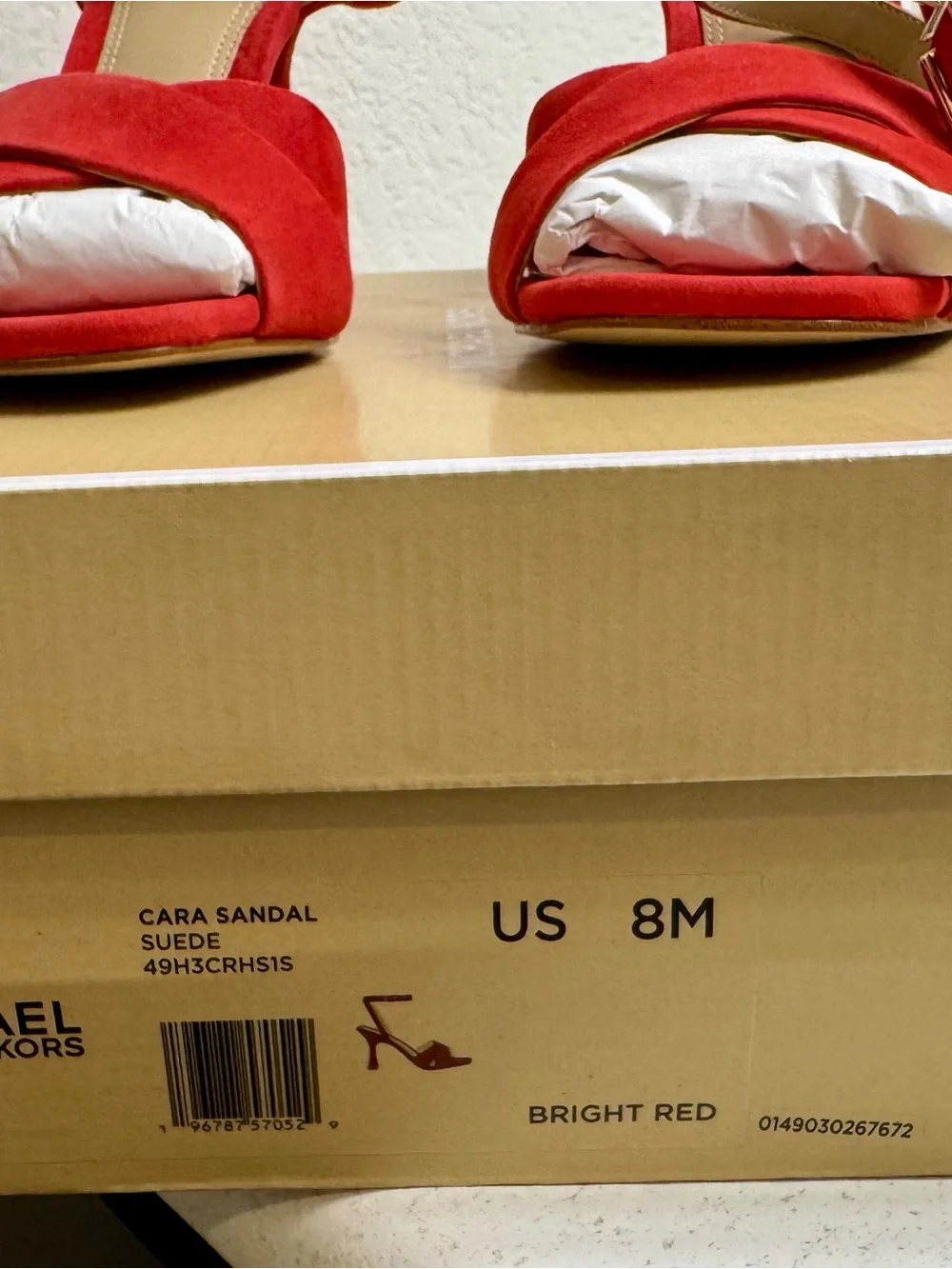 Michael Kors bold red